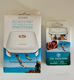 HP Sprocket Smartphone + Zink Pacchetto da 20