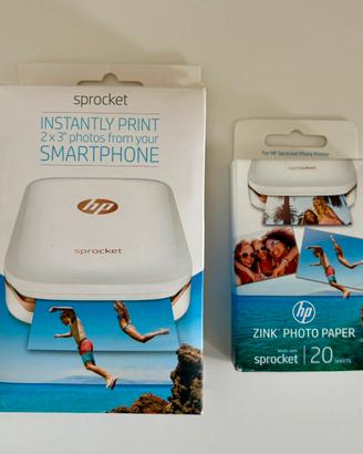 HP Sprocket Smartphone + Zink Pacchetto da 20