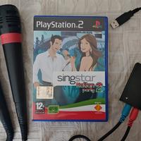Videogioco karaoke Singstar ps2 con microfoni