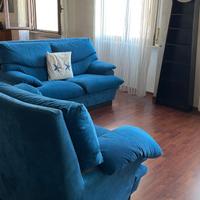 Divano alcantara azzurro 2 posti