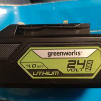 Batteria Greenworks 24v 4ah nuova