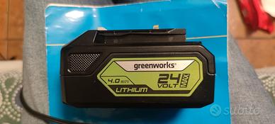 Batteria Greenworks 24v 4ah nuova