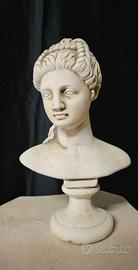 Busto Dama in cemento e polvere di marmo