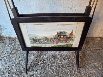 porta riviste vintage