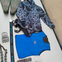 Muta fucile pinne coltello piombi pallone