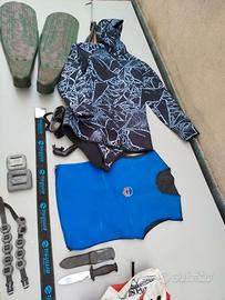 Muta fucile pinne coltello piombi pallone