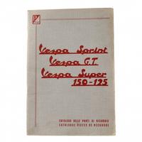 Catalogo ricambi Vespa Sprint GT Super 125 150