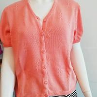 Maglia vintage chic in cotone pregiato