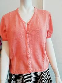 Maglia vintage chic in cotone pregiato