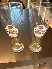 Coppia di bicchieri Weizen Oberdorfer Weisse