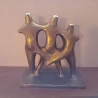 Scultura antropica ottone - Antonio Violano