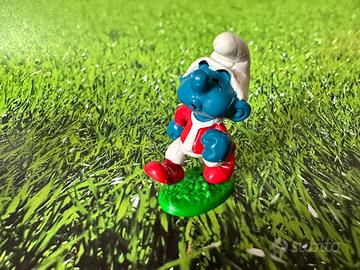 Puffo Jogger con Tuta Rossa Schleich vintage 1983