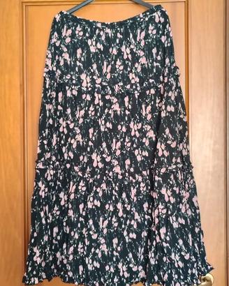 Gonna lunga elegante taglia 48, made in Italy