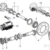 kit revisione differenziale Alfa Romeo