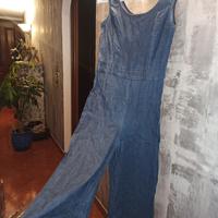 Tuta intera in denim leggero - Taglia S