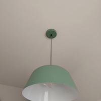 Lampadario da cucina  verde