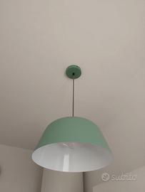 Lampadario da cucina  verde