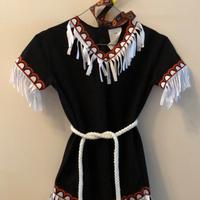 Costume carnevale bambina da indiana