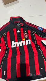 Maglia originale Milan autografata con dedica
