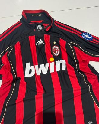 Maglia originale Milan autografata con dedica