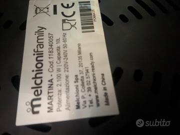 Friggitrice ad aria 10L melchioni