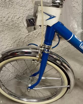 Graziella bicicletta blù oltremare vintage.