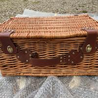 Cesto vimini picnic vintage