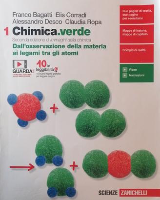 Libro di testo: 1 Chimica.verde scienze Zanichelli