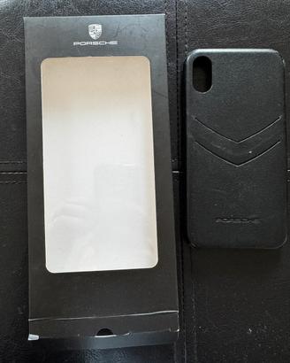 Cover in pelle per iPhone XS originale Porsche