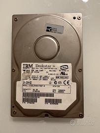 Hard Disk Vintage IBM Deskstar 40GB ATA/IDE 3.5