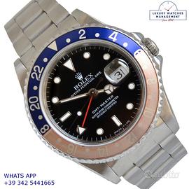 ROLEX GMT Master I 16700 Pepsi bezel Full Set 1991