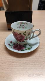 Tazzine in porcellana finemente decorate