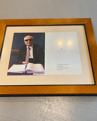 Enzo Ferrari- Ricordino Defunto 14 Agosto 1988