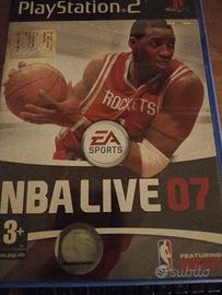 Gioco PlayStation 2 NBA live 07