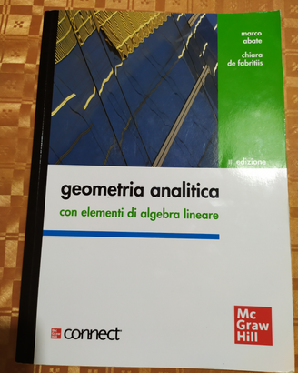 Geometria analitica ISBN 9788838615146