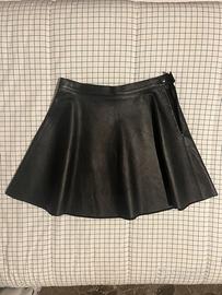 Minigonna in ecopelle