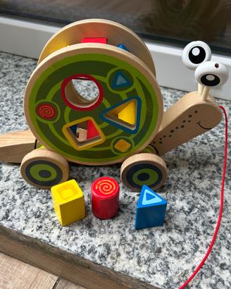 Hape lumaca dalle forme trainabile