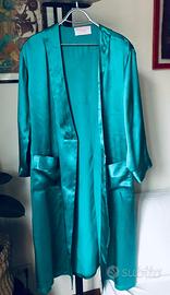 Vestaglia in seta ricamata vintage