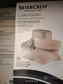 scaldapiedi elettrico 