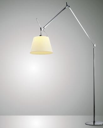 Artemide Tolomeo mega floor diffusore pergamena