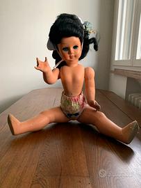 Bambola grande da spiaggia dell’800 “fatta a mano”