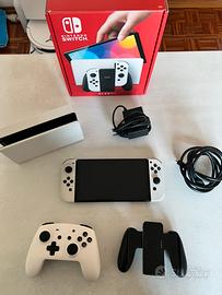 Nintendo switch oled bianca