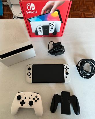 Nintendo switch oled bianca
