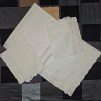 Completo letto matrimoniale cotone bianco