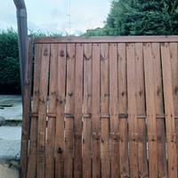 Frangivento in legno