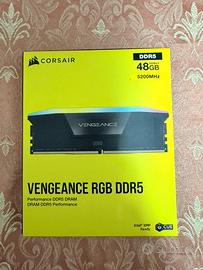 Corsair Vengeance RGBDDR5 RAM 48GB 2x24 5200 CL38