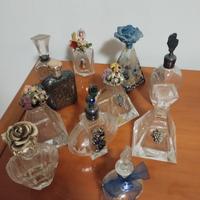 Collezione bottiglie vetro