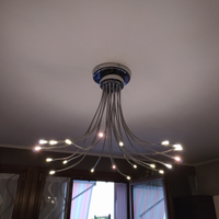 Lampadario moderno 20 bracci flessibili