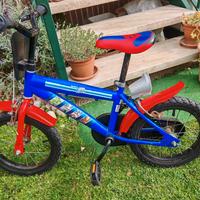 bicicletta bimbo con rotelle