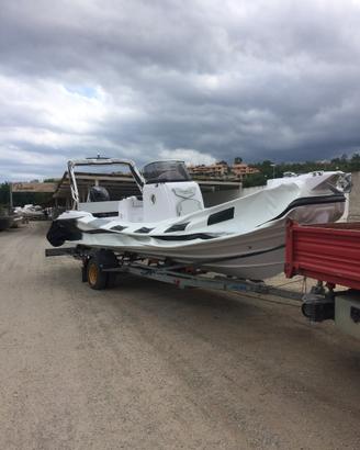 Carrello Barche Gommoni ruote gemellari 25 q.li